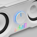 Mars Gaming MS22W Compact Gaming Speakers 2.2 RGB Flow Subwoofer + 4 Active Speakers DSP Sound 35W White thumbnail 3