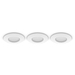Philips Hue inbouwspot Slim 3-pack  - White and color - 90mm