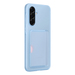 Samsung Galaxy A56 Card Slot Back Cover Blauw