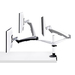 StarTech.com Soporte de Escritorio para Monitor VESA 75x75/100x100 de 27 Pulgadas 16:9 / 30 Pulgadas 21:9 Ultrawide - Grommet o Abrazadera en C - Ajuste sin Herramientas - Brazo Asistido por Resorte