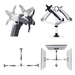 StarTech.com Soporte de Escritorio para Monitor VESA 75x75/100x100 de 27 Pulgadas 16:9 / 30 Pulgadas 21:9 Ultrawide - Grommet o Abrazadera en C - Ajuste sin Herramientas - Brazo Asistido por Resorte