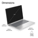 HP EB6G2A14AI RAI7450 14 16GB/1T PC AMD Ryzen™ AI 7 Laptop 35.6 cm (14″) WUXGA DDR5-SDRAM 1 TB SSD Wi-Fi 7 (802.11be) Windows 11 Pro Silver thumbnail 9