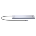 Manhattan 190305 base para laptop o replicador de puertos Alámbrico USB 3.2 Gen 1 (3.1 Gen 1) Type-C Plata