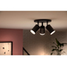 Philips Hue Fugato Opbouwspot White and Color - Zwart - 3-spots