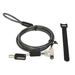 Manhattan Candado para portátil (Nano) con 2 llaves, compatible con ranura Nano, cable de 1,5 m, antirrobo, cable de acero con funda PVC transparente, garantía de por vida imagen 3