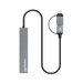 Manhattan 181006 nodo concentrador USB 3.2 Gen 1 (3.1 Gen 1) Type-A 5000 Mbit/s Gris