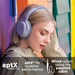 Lindy BNX-60 Wireless Active Noise Cancelling Headphones with aptX, Cool Grey thumbnail 6