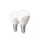 Philips Hue Luster kogellamp White Ambiance E14 2-pack