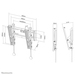 Neomounts NM-W125BLACK TV-beugel wand 10-40" - kantelbaar