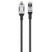 Manhattan 394826 cambiadores de género de cables RJ-45 USB-C Negro, Plata