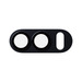 PanzerGlass ® Fender Camera Lens Protector Midnight iPhone Duo Doorzichtige schermbeschermer Apple 1 stuk(s)