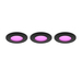 Philips Hue Inbouwspot Slim 3-Pack - White and Color - 90mm - Zwart