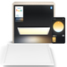 Philips Hue Aurelle White Ambiance Vierkant Groot Wit