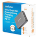 Manhattan Cuatro puertos USB-C PD con hasta 140 W por puerto, 240 W de salida total, Power Delivery 3.1, negro