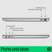 HP Chromebook 15a-nb0006na Intel® N N100 39.6 cm (15.6″) HD 4 GB LPDDR5-SDRAM 128 GB UFS Wi-Fi 6 (802.11ax) ChromeOS Silver thumbnail 4