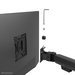 Neomounts NERO DS60-600BL2-2 Monitorarm Zwart