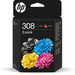 Photo HP INC. HP 308 Pack de 2 cartouches d’encre authentiques Noir/Trois couleurs