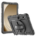 Just in Case Samsung Galaxy Tab S10 / S9 Plus / S9 FE Plus Rotating Back Cover Zwart
