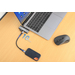 Manhattan 190404 base para laptop o replicador de puertos Alámbrico USB 3.2 Gen 2 (3.1 Gen 2) Type-C Gris