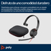 POLY Auriculares monoaurales USB-C Blackwire 5210 + conector de 3,5 mm + adaptador USB-C/A
