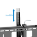 Manhattan 461863 soporte para TV 2.29 m (90") Negro