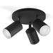 Philips Hue Fugato Opbouwspot White and Color - Zwart - 3-spots