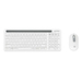 Manhattan Ambos dispositivos admiten Bluetooth® 5.0 y 2.4 GHz inalámbricos, un único receptor USB-A Nano para ambos, elegante teclado inalámbrico con 12 teclas multimedia/función, mouse óptico ambidiestro con tres botones y rueda de desplazamiento, 1200 p