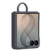 Samsung Galaxy Z Flip 8 Siliconen Back Cover met Magneet Zwart