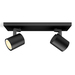 Philips Hue Runner opbouwspot White Ambiance - 2 Spots - Zwart + Dimmer