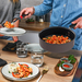 Tefal Ceramic Control Grey hapjespan 24 cm + deksel