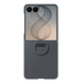 Samsung Galaxy Z Flip 8 Siliconen Back Cover met Magneet Zwart