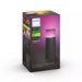 Philips Hue Calla sokkellamp White and Color zwart laag uitbreiding