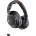 POLY Auriculares USB-C Voyager Surround 85 UC con certificación para Microsoft Teams + adaptador USB-C/A + soporte de carga