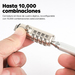 Manhattan 440493 cable antirrobo Gris 1,8 m imagen 6