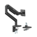 Manhattan 462570 soporte para pantalla plana 124.5 cm (49") Escritorio Negro