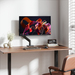Manhattan 462570 soporte para pantalla plana 124.5 cm (49") Escritorio Negro