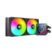 Mars Gaming ML-VISIONPRO240 Processor All-in-one liquid cooler 12 cm Black 1 pc(s) thumbnail 2