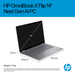 HP OmniBook X FlipNGAI 14-fm0503sa Copilot+ PC Intel Core Ultra 7 256V Hybrid (2-in-1) 35.6 cm (14″) Touchscreen 2K 16 GB LPDDR5x-SDRAM 1 TB SSD Wi-Fi 7 (802.11be) Windows 11 Home Silver thumbnail 8