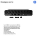 HP Inc. Komputer ProDesk 4 Mini G1i  U7-265T 1TB/16GB/W11P      BY7D1ET
