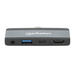 Manhattan 190404 base para laptop o replicador de puertos Alámbrico USB 3.2 Gen 2 (3.1 Gen 2) Type-C Gris