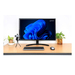 Manhattan Un solo receptor USB-A Nano para ambos, teclado inalámbrico con 12 teclas multimedia/función, mouse óptico ambidiestro con tres botones y rueda de desplazamiento, 1200 ppp, negro/plateado