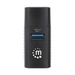 Manhattan 180993 nodo concentrador USB 3.2 Gen 1 (3.1 Gen 1) Type-C 5000 Mbit/s Negro