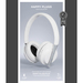 Happy Plugs PLAY Headset Wired & Wireless Head-band USB Type-C Bluetooth White thumbnail 2