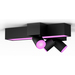 Philips Hue Centris Opbouwspot White and Color - Zwart - Kruisvorm - 3-spots