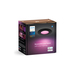 Philips Hue inbouwspot Slim - White and color - 90mm - zwart