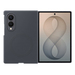 Samsung Galaxy Z Fold 8 Siliconen Back Cover met Magneet Zwart