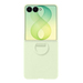 Samsung Galaxy Z Flip 8 Siliconen Back Cover met Magneet Groen