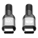 Manhattan USB-C macho a USB-C macho, 2 m (7 ft), USB4 Gen 3x2, 8K@60Hz pantalla única / 4K@60Hz pantalla doble, compatible con Thunderbolt 4, Power Delivery 3.1 compatible con versiones anteriores de 140/100/65 W, negro