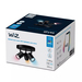 WiZ 3 spots Imageo rond - Gekleurd en Wit licht - GU10 - zwart