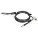 Manhattan Candado para portátil (Nano) con 2 llaves, compatible con ranura Nano, cable de 1,5 m, antirrobo, cable de acero con funda PVC transparente, garantía de por vida imagen 6